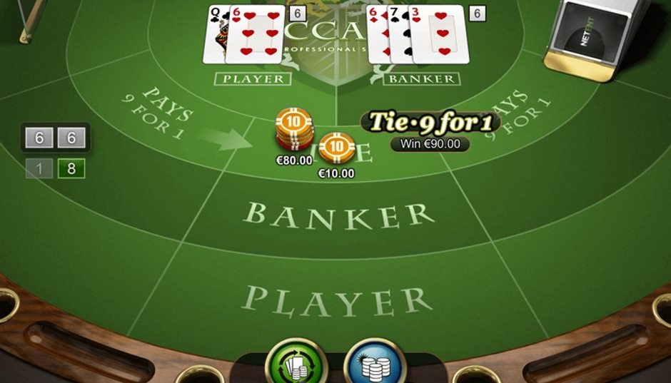 Online Baccarat Tisch