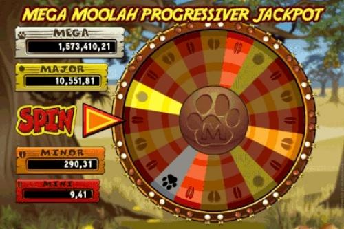 Progressiver Jackpot von Mega Moolah