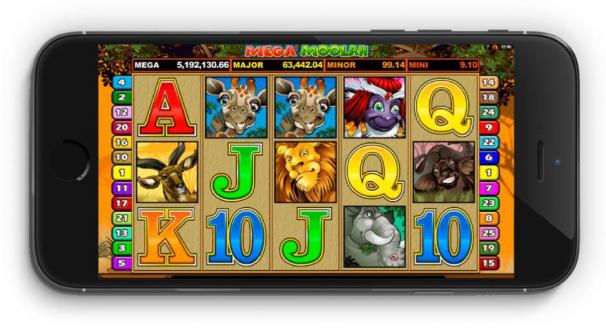 Progressiver Jackpot auf dem Handy