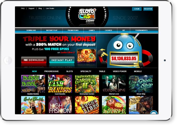 review page image Sloto Cash Casino