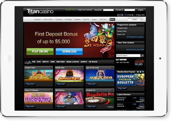 review page image Titan Casino